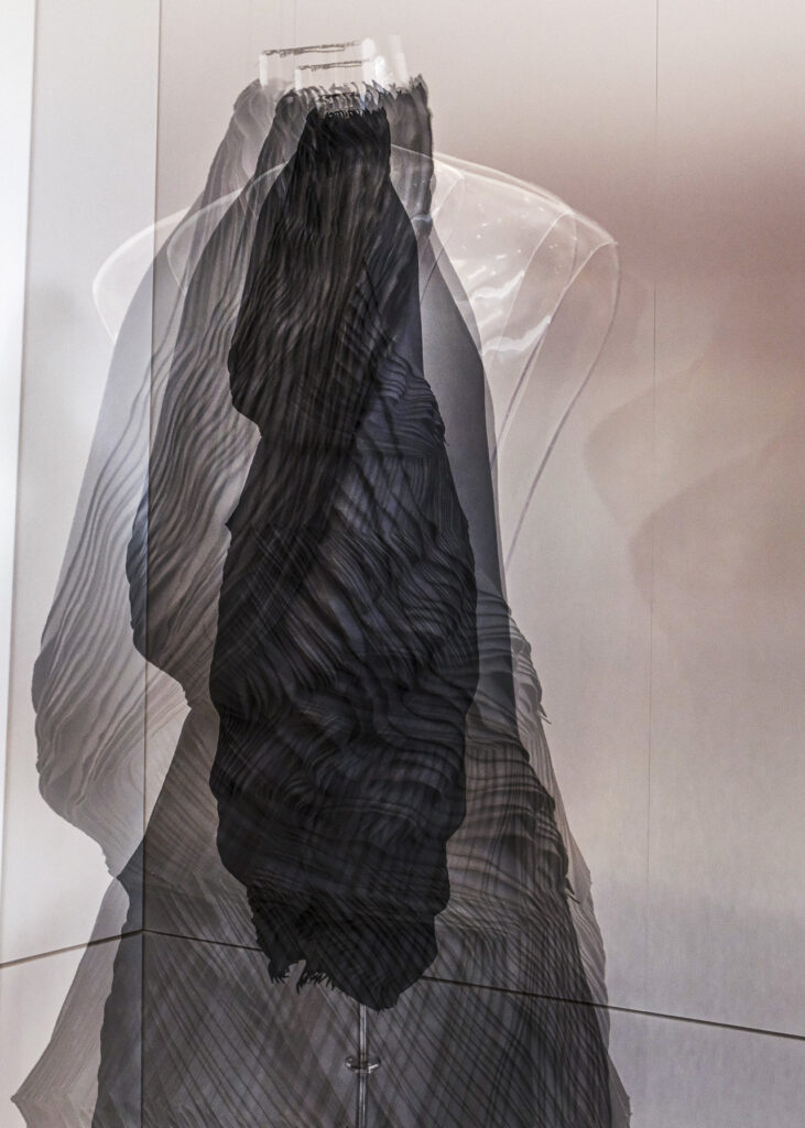 Issey Miyake sleeveless black dress